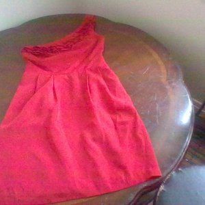 The Limited left shoulder mini dress